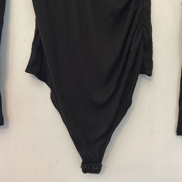 Philanthropy black long sleeve bodysuit Size S New - Picture 5 of 10